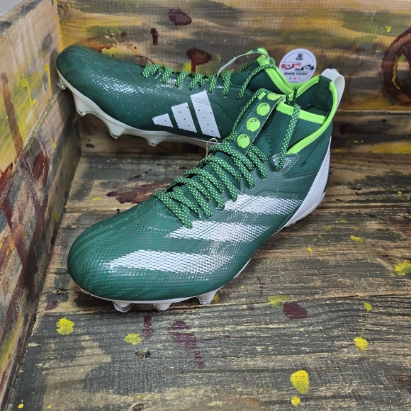 adidas Other - Men adidas adizero impact football cleats Green Apple size 12 if2458 Rare new